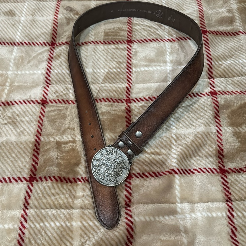 Vera pelle genuine leather Classico Italia belt